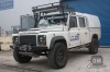 Land Rover Defender 130CC s nástavbou OM Canopies model Worker.  land rover defender 130CC