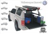 Mobilní dílna ve voze VW Amarok DC. Na voze je nástavba model Mk.III s bočními odklopnými dveřmi pro snadnější přístup do ložného prostoru vozu. Informujte se na možné varianty vestaveb.  vw amarok
